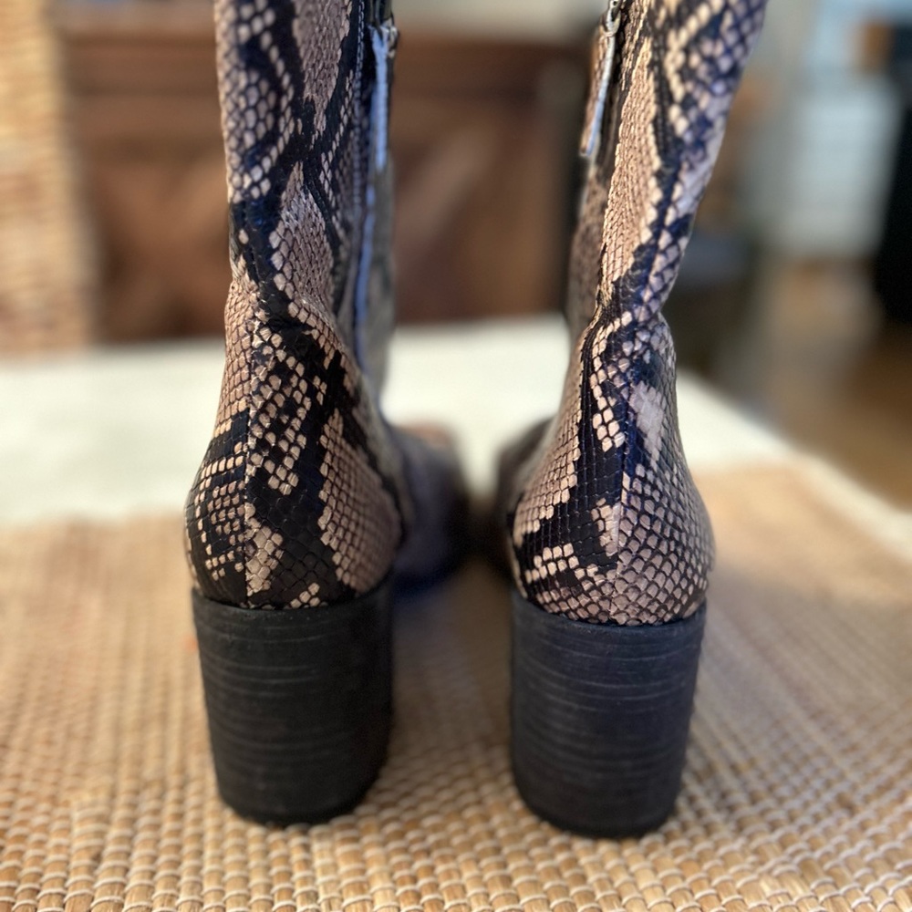 Free People Python Embossed Boots - image 3